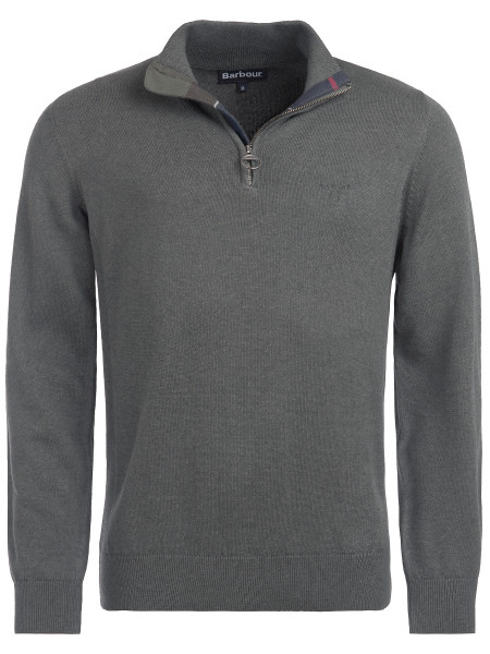Felpa in cotone con mezza zip Felpa in cotone con mezza zip
