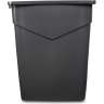 Carlisle, TrimLine, 15 gal, Polyethylene, Gray, Rectangle, Receptacle