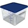 Carlisle, Squares Food Storage Container Lid 12 - 22 qt, Royal Blue, 6/Case