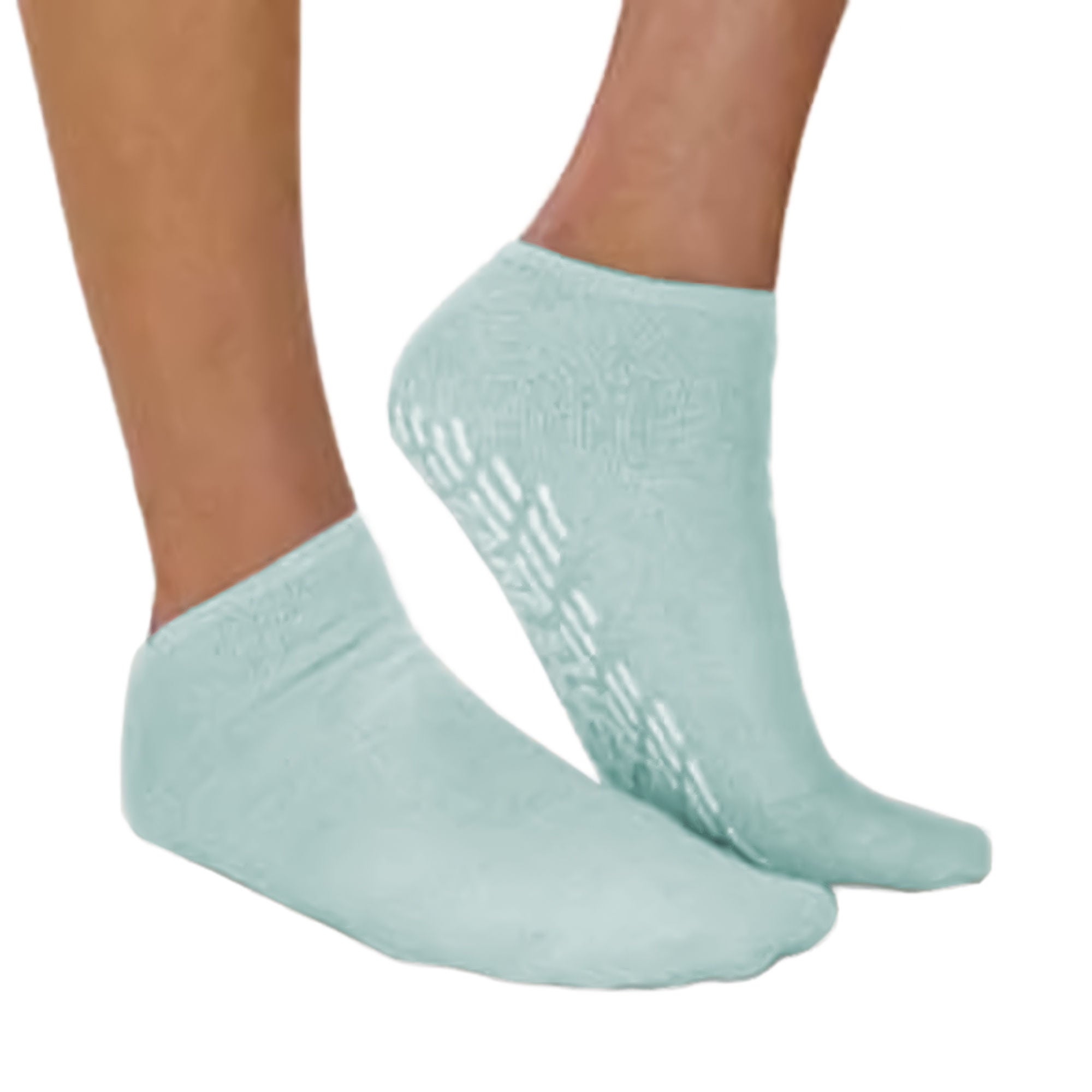 Care-Steps® Single Tread Slipper Socks, Small Size for Small Adults/Big Kids, Blue