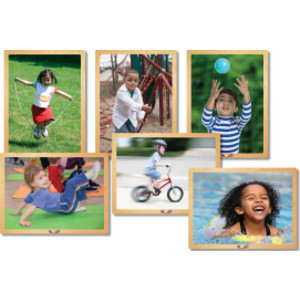 Kids in Motion Wooden 6-Puzzle Set