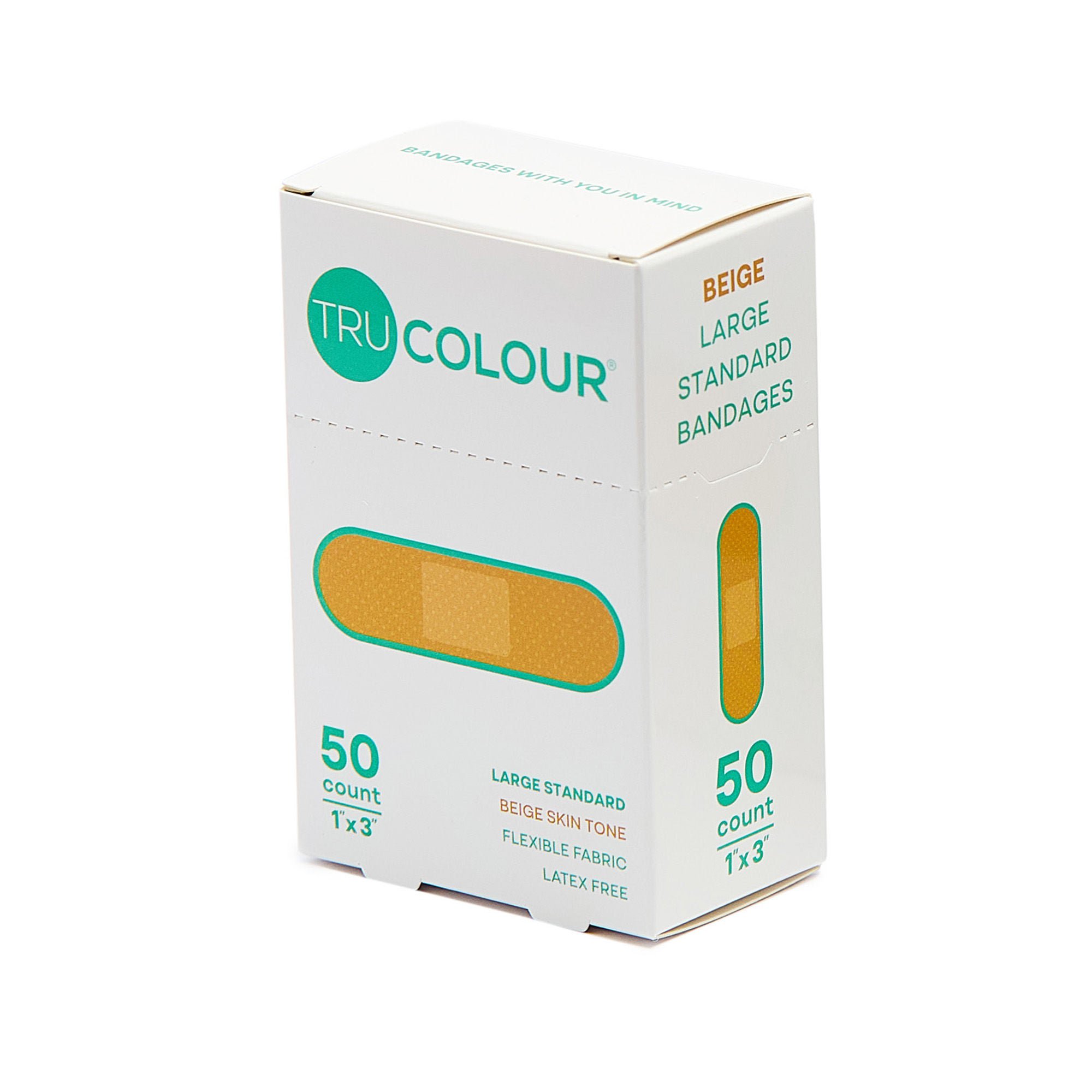 Tru-Colour® Beige / Olive / Brown / Dark Brown Skin Tone Bandages
