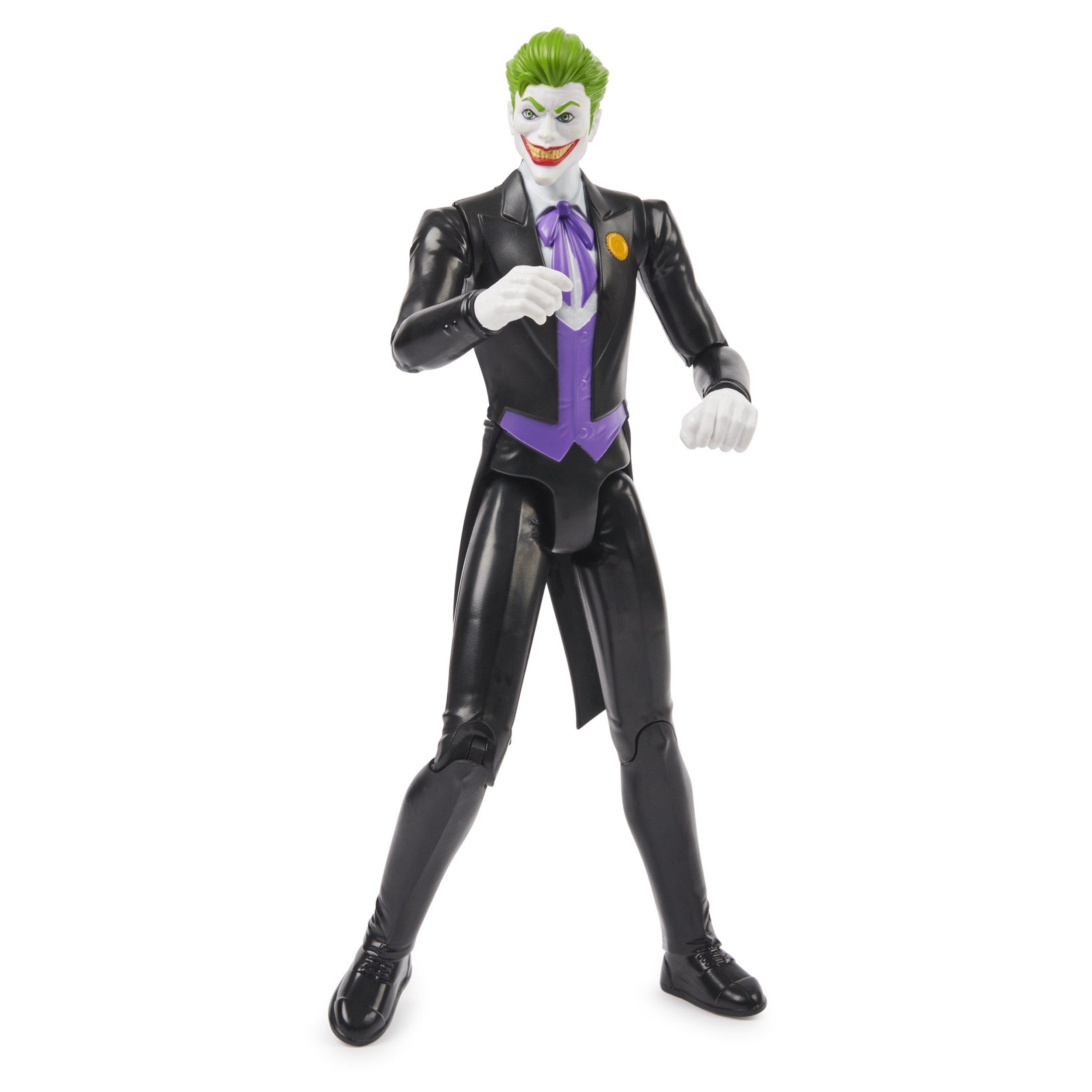 Batman 12-Inch The Joker Action Figure (Black Suit), Kids Toys for Boys ...