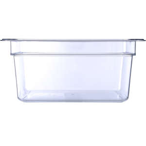 Carlisle, StorPlus, Polycarbonate Food Pan 1/2 Size, 6" Deep, Clear