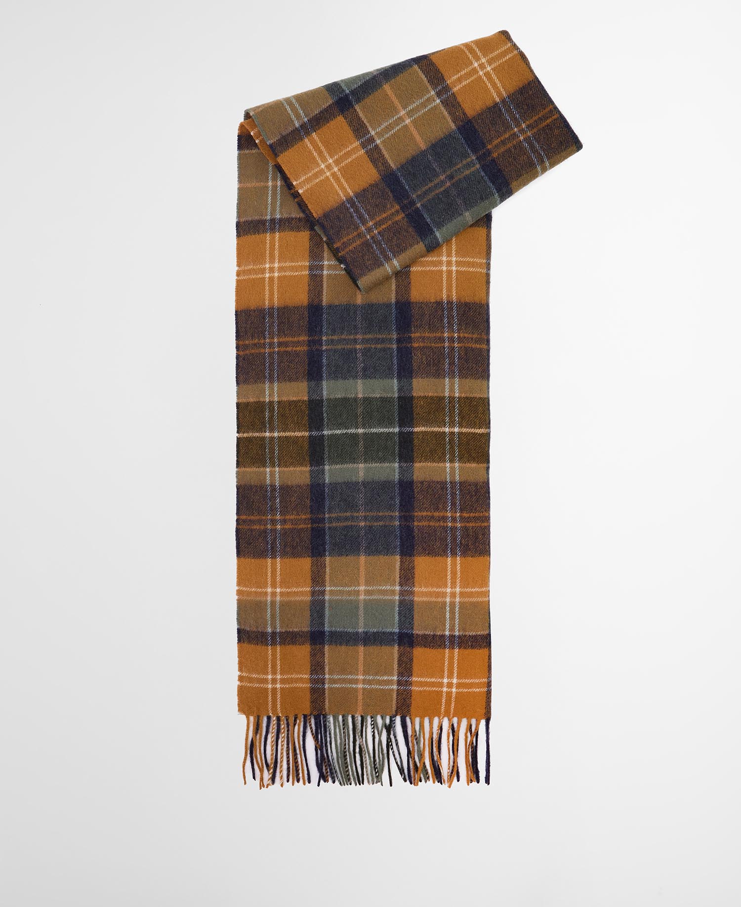 Brack Patchwork Tartan Wool Scarf image number 0