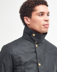Reelin Waxed Jacket Sage