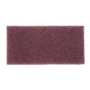 Square Scrub,  SHO Wet Stripping Rectangular Floor Pad, 5.25"x10.5, Maroon
