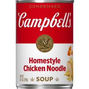 Campbell’s® Condensed Homestyle Chicken Noodle Soup, 10.5 oz Can (12 Pack)