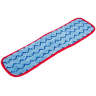 Rubbermaid Commercial, HYGEN, Microfiber Hook & Loop Mop, 18"W, Red