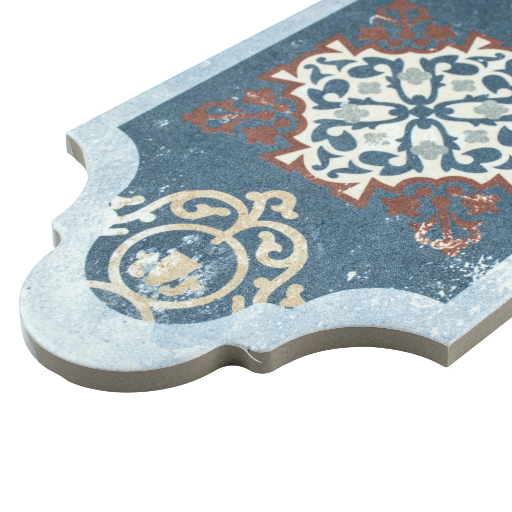 Corinto Provenzal Colors Mix 6-1/4 in. x 12-3/4 in. Porcelain Floor and Wall Tile