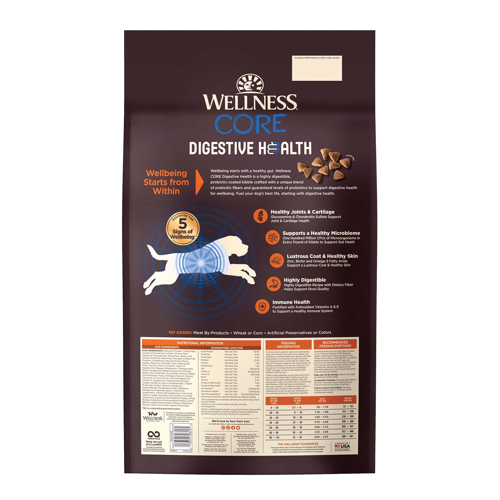 Wellness CORE Digestive Health Large Breed Chicken & Brown Rice