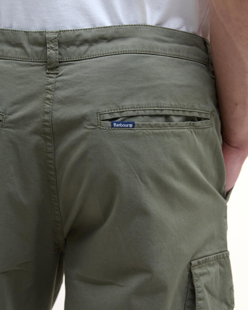 Twill Cargo Shorts Light Moss