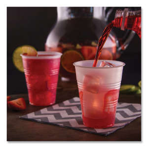 Dart, High-Impact Polystyrene Cold Cups, 9 oz, Translucent