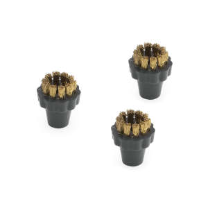 Brush Round Brass Set Of 3