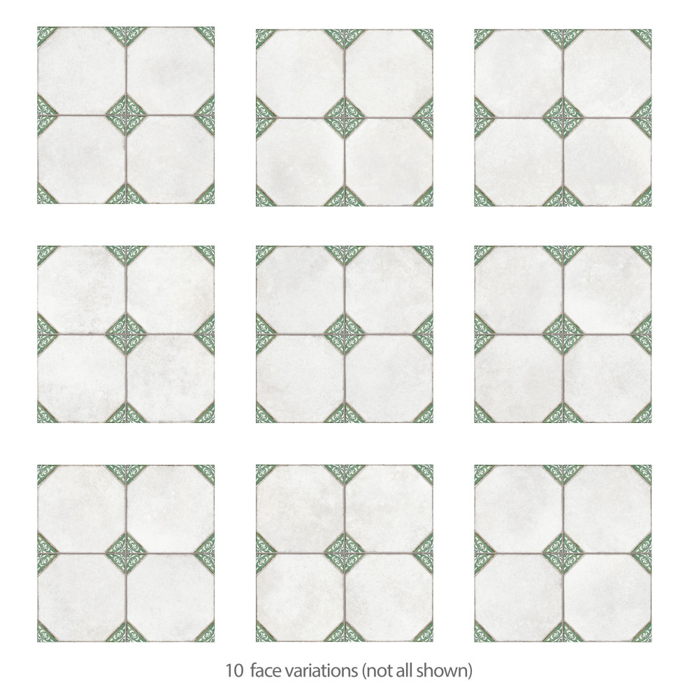 Englishtown Garden 12-7/8 in. x 12-7/8 in. Porcelain Floor and Wall Tile