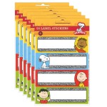 Eureka&reg; Peanuts&reg; Composition Label Stickers, 56 Per Pack, 6 Packs EU-656143-6