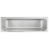 Half-size 6-inch-deep Super Pan® heavy-duty stainless steel steam table pan with flat corners
