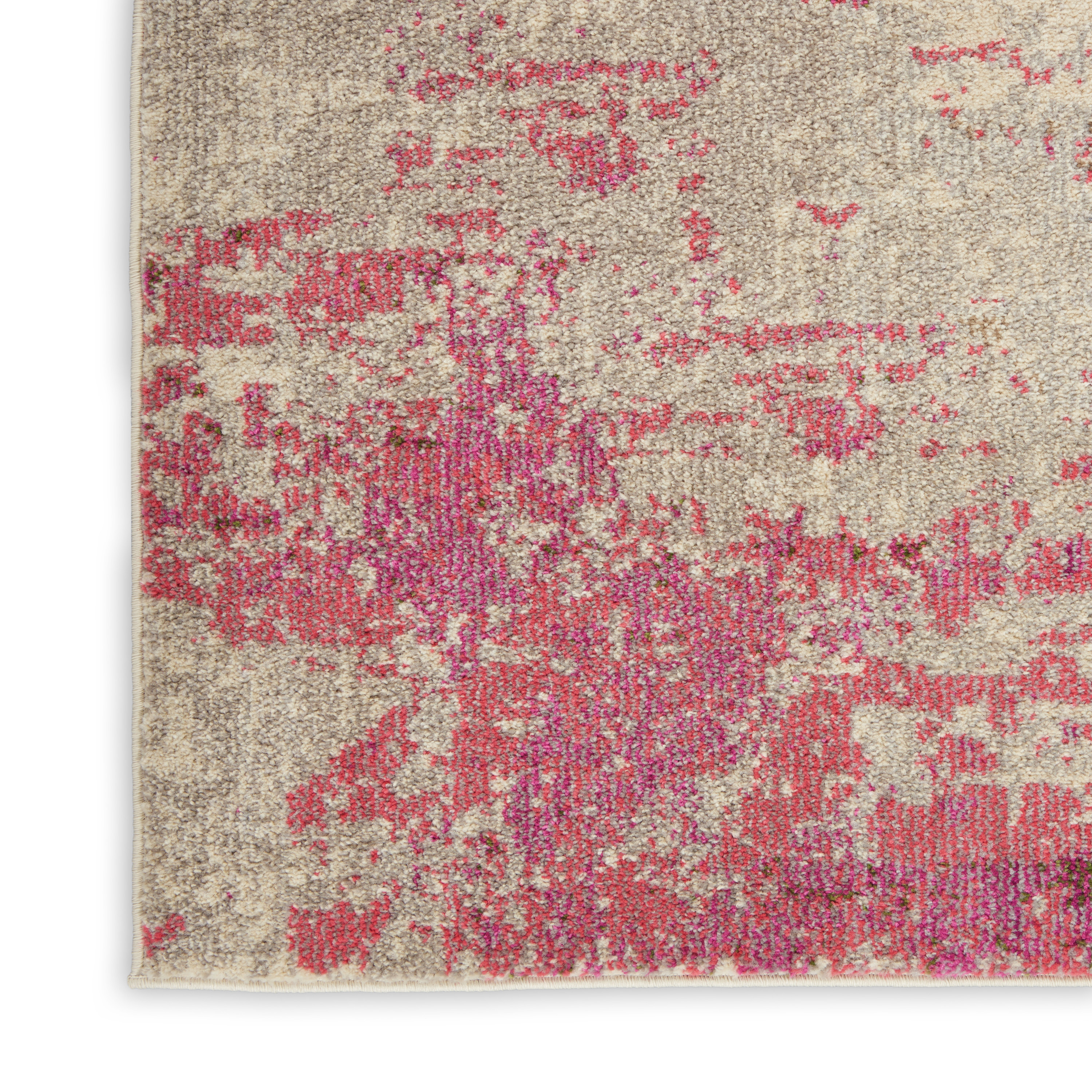 Nourison Celestial 10' x 14' Ivory Pink Modern Indoor Rug