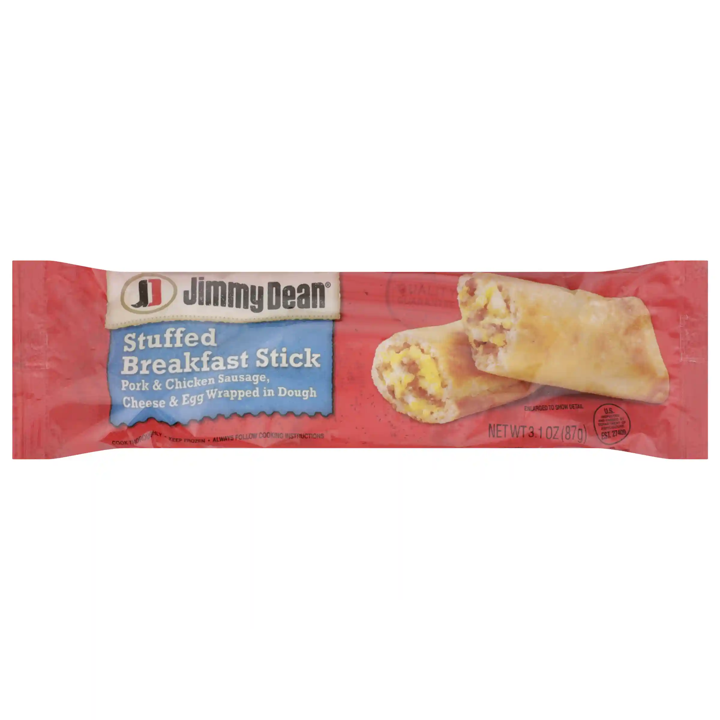 Jimmy Dean Stuffed Breakfast Stick, Sausage, Frozen, 1 Count _image_21