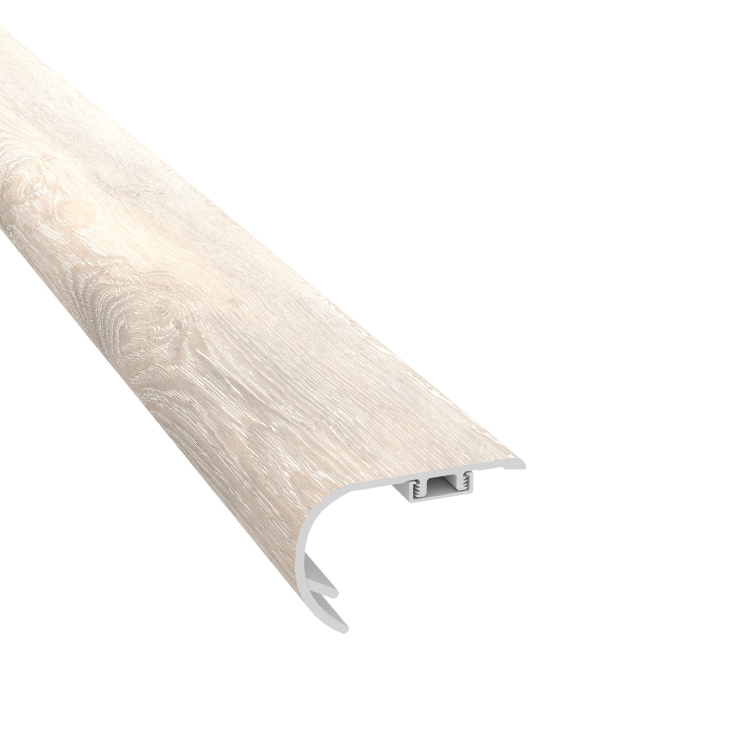 Castaway Oak Cali Vinyl Stair Nosing Overlap view 1