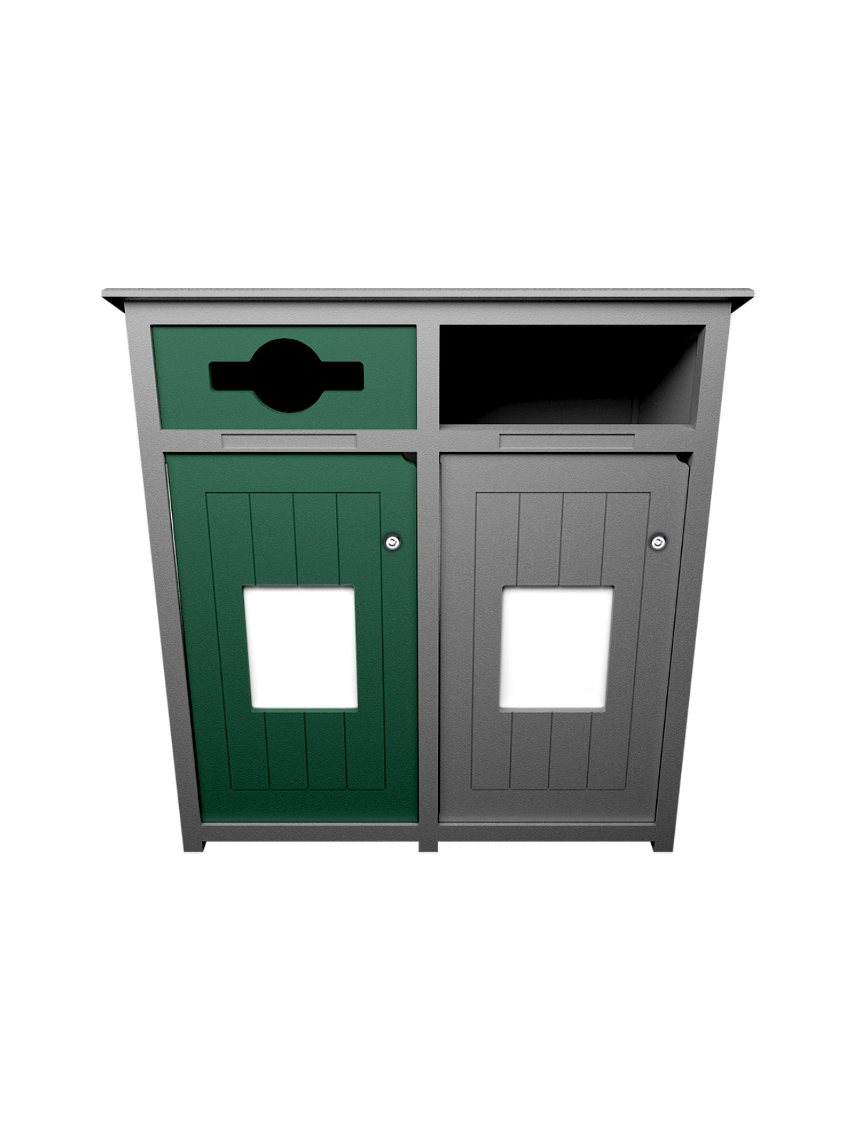 AURA – Double – Unit – Standard – Mixed-Full – Grey-Green-Grey