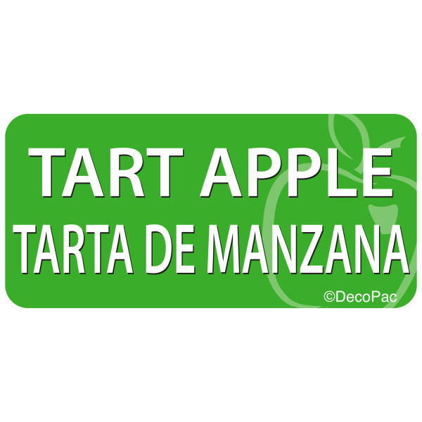 Tart Apple/Tarta de Manzana Promotional Label