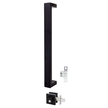 Oblong 450mm Pull Handle Entrance Set with Deadbolt