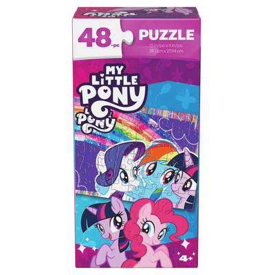 My Little Pony, 48-Piece Jigsaw Puzzle Toys for Kids Tower My Little Pony Toys Kids Puzzles My Little Pony Puzzles, for Kids Ages 4 and up
