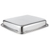 6-quart replacement stainless steel food pan for Intrigue® square induction chafer