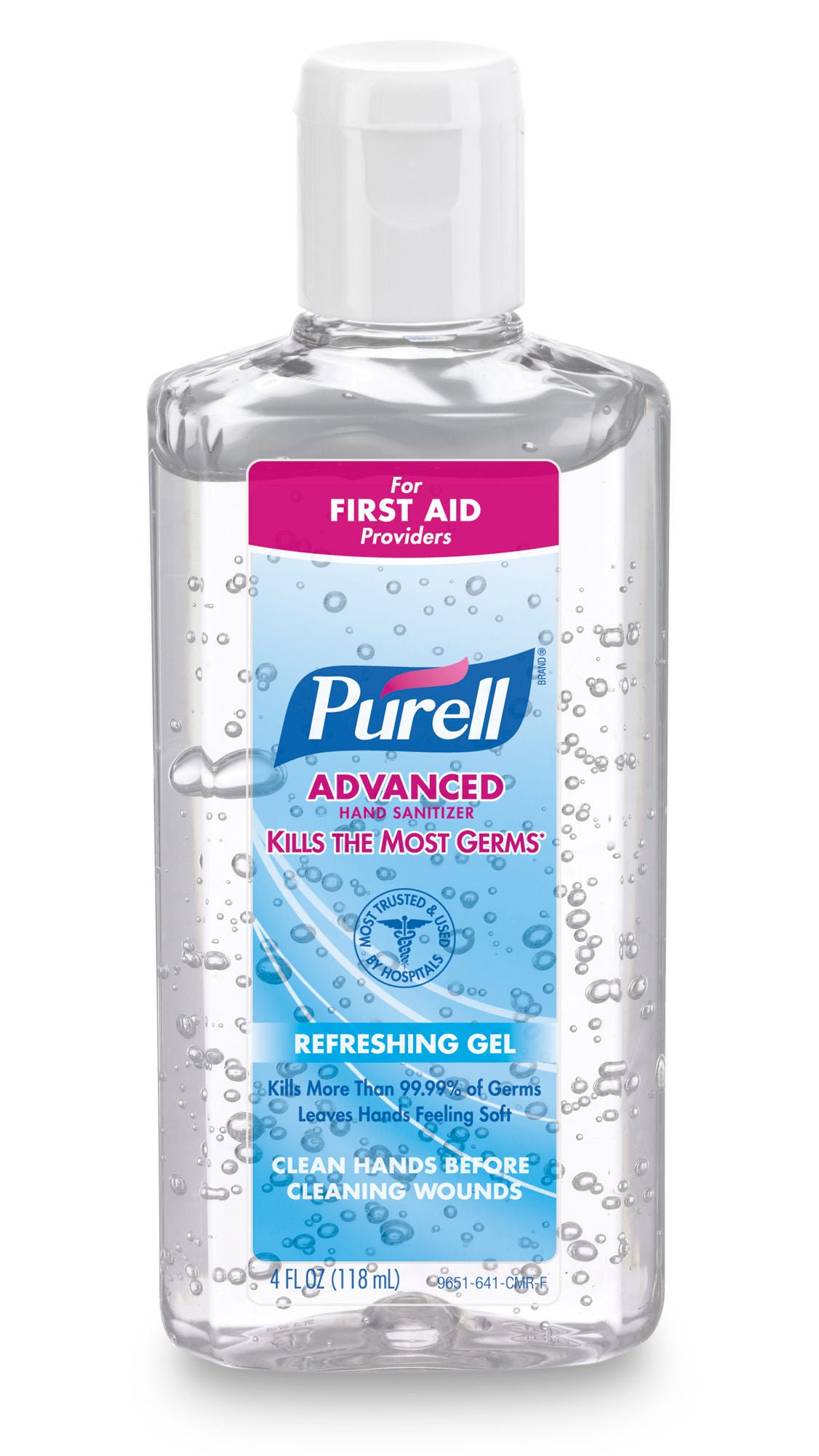 Purell® Advanced Hand Sanitizer 70% Alcohol Gel, Bottle, 4 ounces, Fruit Scent