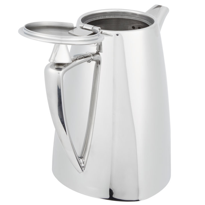 34-ounce Triennium™ stainless steel coffee pot in mirror finish