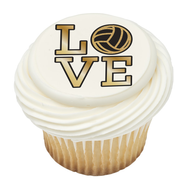 Volleyball Love PhotoCake® Edible Image®