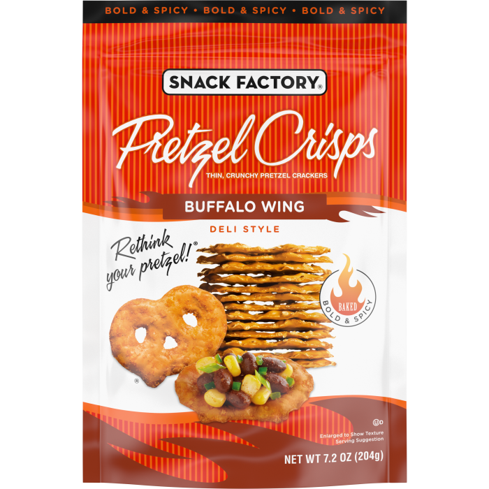 Buffalo Wing Pretzel Crisps