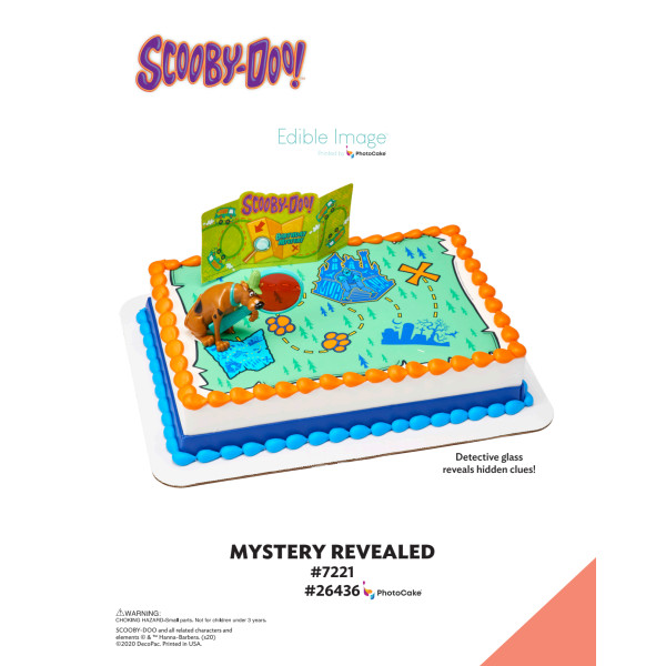 Scooby-Doo!™ Mystery Revealed The Magic of Cakes® PhotoCake® Enhanced Background Page