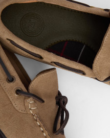 Courage Driving Shoes Taupe Suede