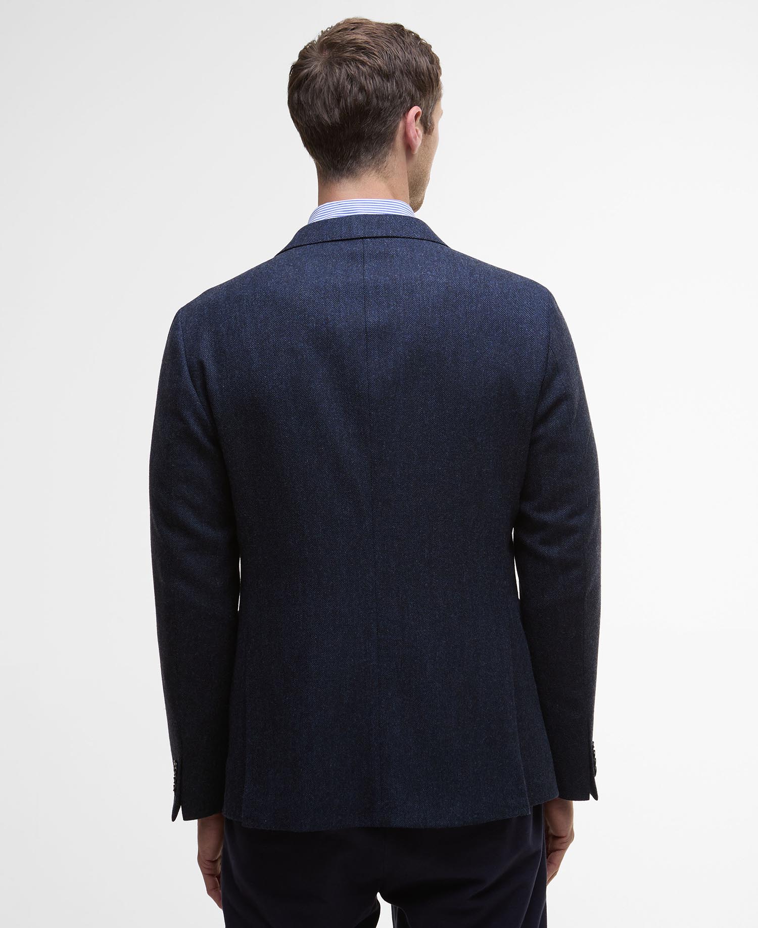 Blazer con motivo a spina di pesce Sutherland image number 2