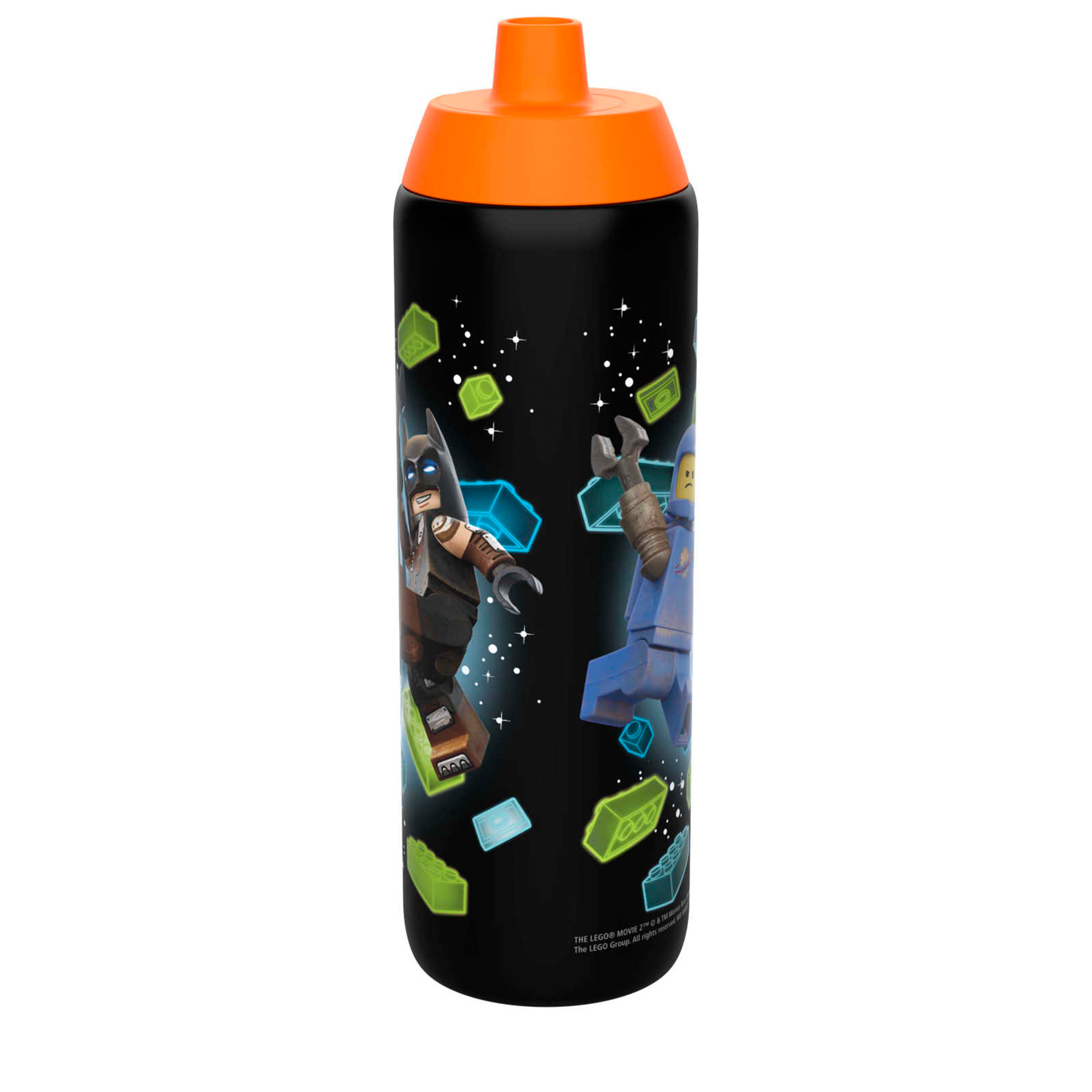 LEGO Movie 2 25 ounce Water Bottle, Batman, Wyldstyle & Emmet, 2-piece set slideshow image 5 LEGO Movie 2 25 ounce Water Bottle, Batman, Wyldstyle & Emmet, 2-piece set slideshow image 5