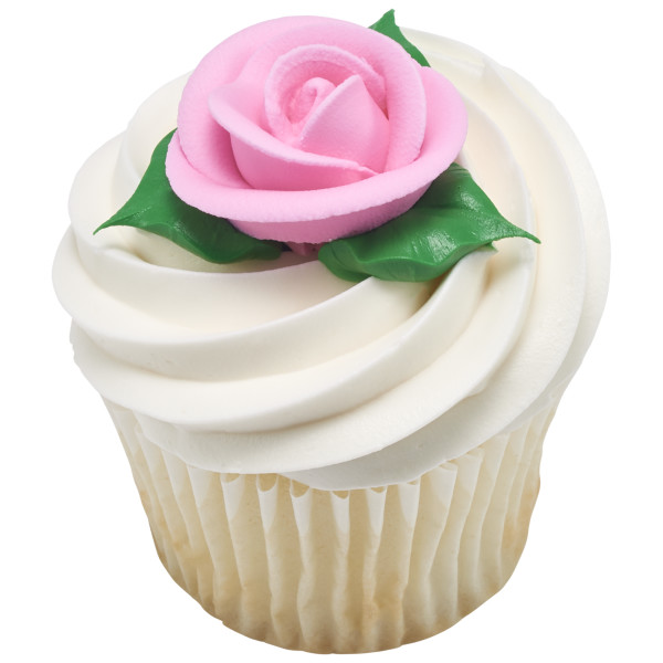 Sugarfair™ Party Pink Medium Classic Sugar Rose Decorations