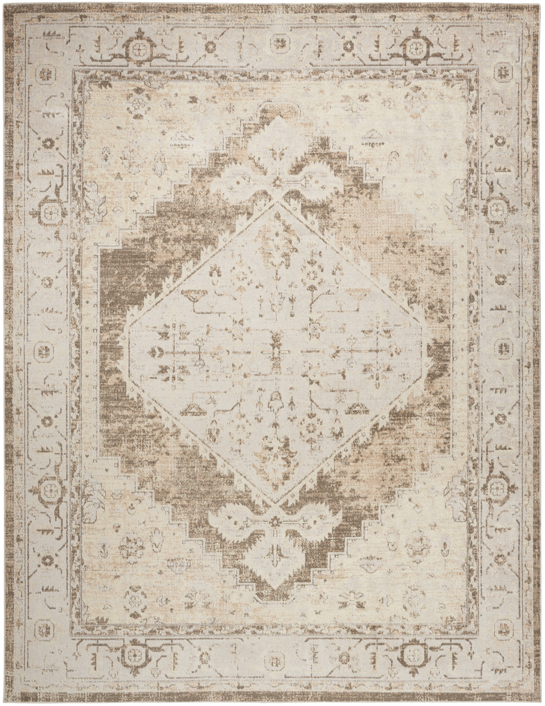 79.00" x 108.00" x .25" Astra Machine Washable Turkey N1626