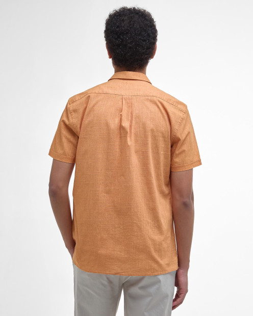 Pigment Dye Slub Short-Sleeved Shirt Sunset Haze