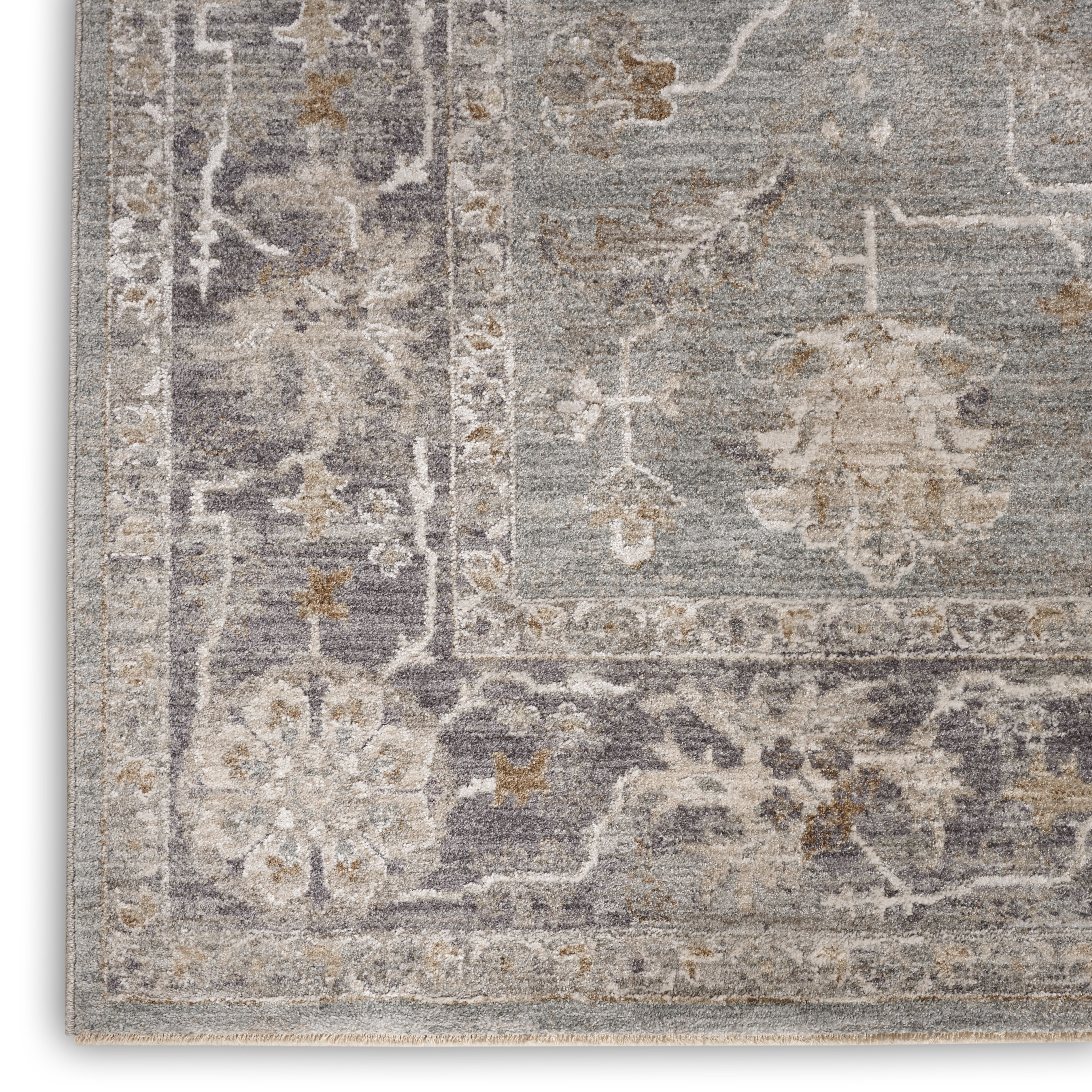 Nourison Infinite 2'3" x 10'2" Blue Ivory Vintage Indoor Rug