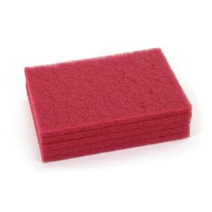 Nilfisk,  Buffing Rectangular Floor Pad, 12"x18, Red