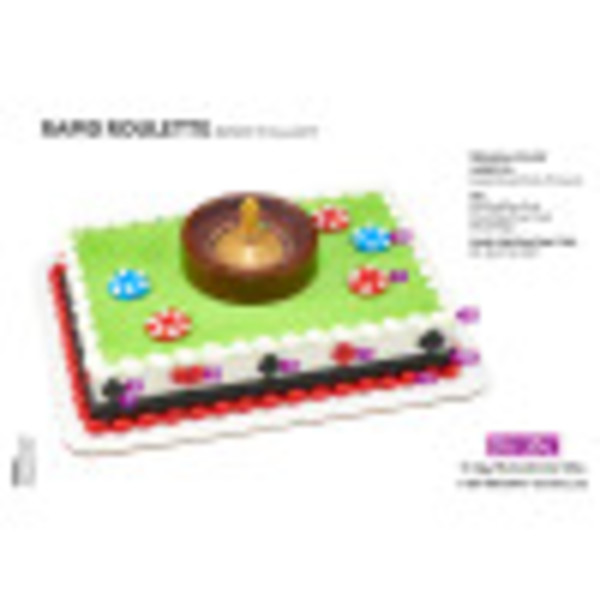 Rapid Roulette Cake Decorating Instruction Card