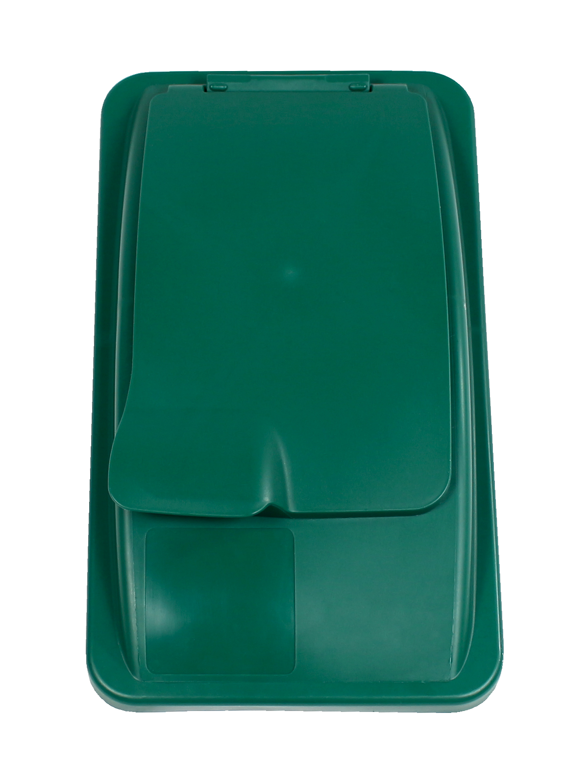 WASTE WATCHER – Single – Lid – Solid Lift – Dark Green