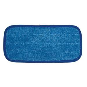 Hillyard, HD Microfiber Hook & Loop Mop, 11"W, Blue