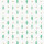 Rows of green watercolor leaf shapes alternate with small gold dots across a white, canvas-textured background, forming a regular vertical dotted pattern.