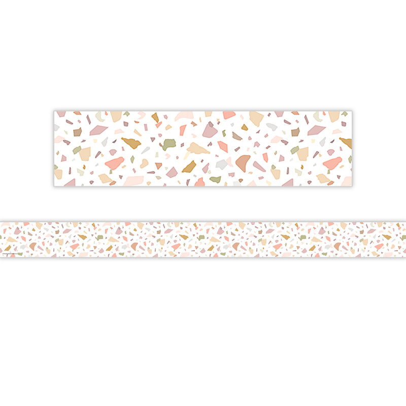 Terrazzo Tones Straight Border Trim, 35 Feet