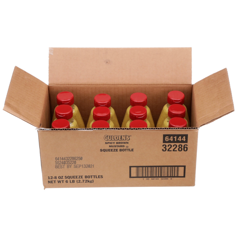 GULDEN'S SPICY BROWN MUSTARD 8 OZ Conagra Foodservice