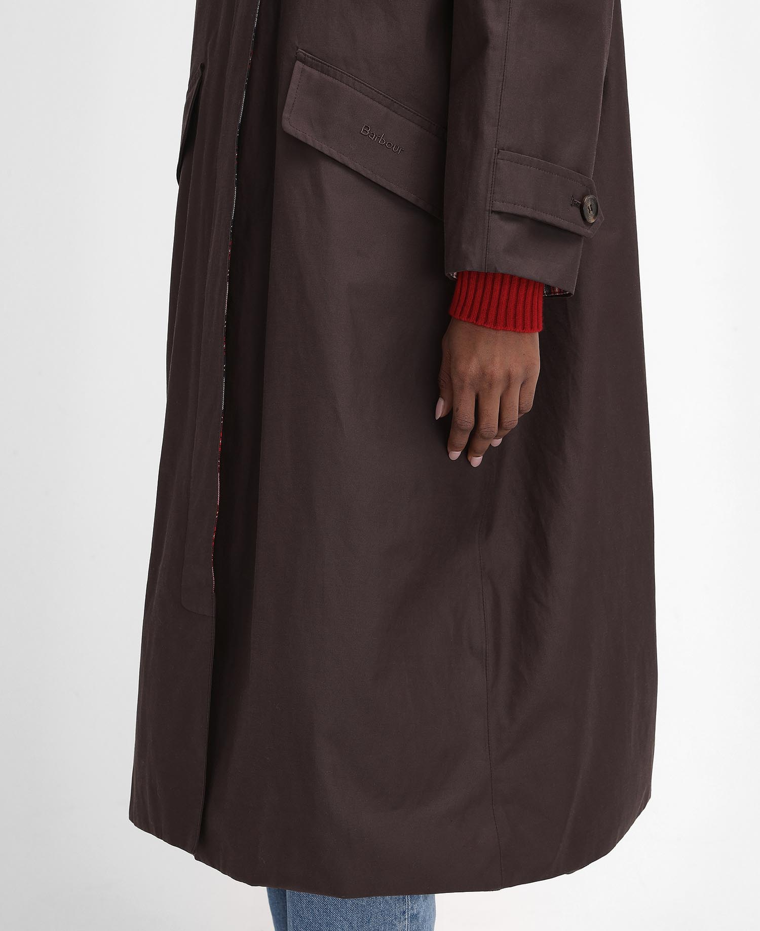 Barbour The Edit by Alexa Natalie Waterproof Trench Coat image number 4