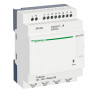 Compact smart relay Zelio Logic - 12 I O - 24 V AC - clock - no display